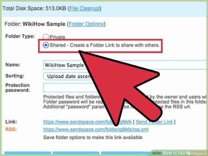 Image intitulée Utilisation Sendspace Étape 12